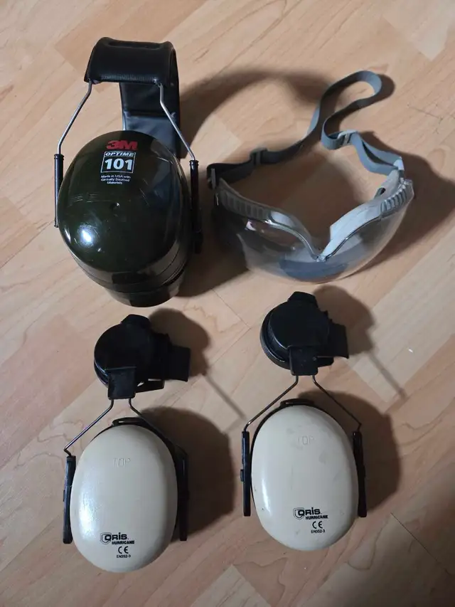 3m, Oris earmuffs,  safety goggles - Photo 2