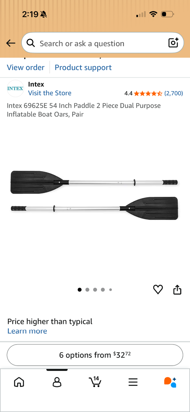 Intex Excursion 5 inflatable boat - Photo 3