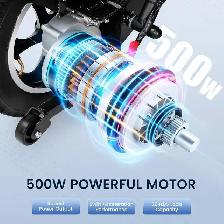 500W Electric Wheelchair w/ Adjustability & Foldable - Photo 2