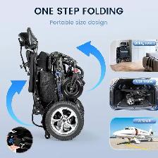 500W Electric Wheelchair w/ Adjustability & Foldable - Photo 6
