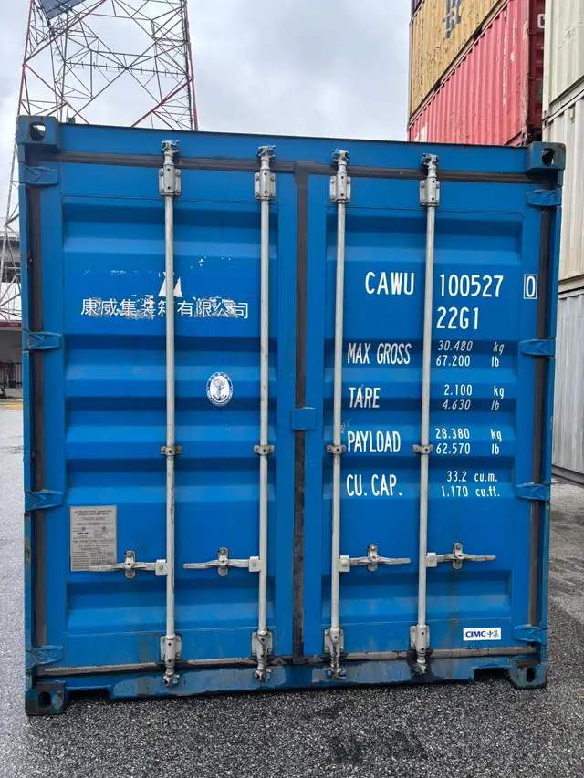 20' Used Shipping Containers for Sale | 4 Years Old | Vancouver