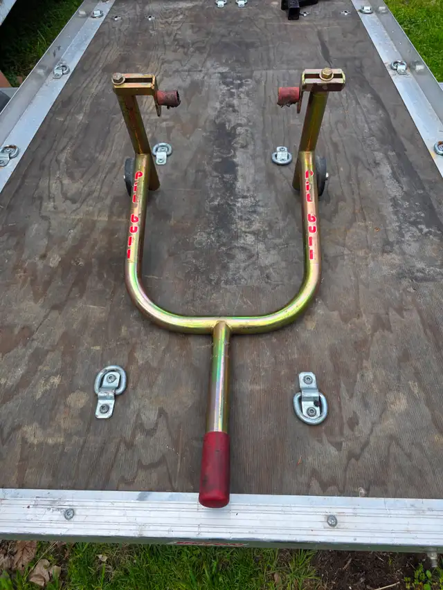 Pit Bull Motorcycle Under The Swingarm Rear Wheel Racing Stand - Photo 6