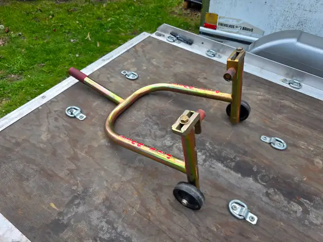Pit Bull Motorcycle Under The Swingarm Rear Wheel Racing Stand - Photo 9