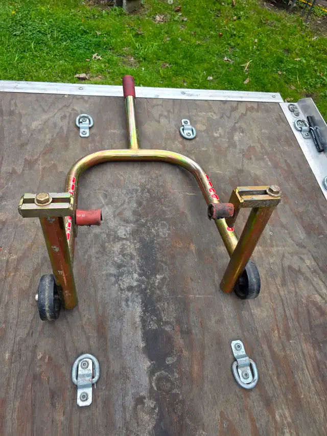 Pit Bull Motorcycle Under The Swingarm Rear Wheel Racing Stand - Photo 10