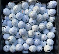 Washed Used Golf Balls: $6/dozen