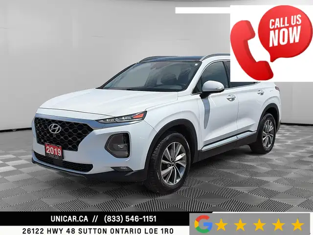 2019 Hyundai Santa Fe AWD Luxury No Accidents Blind Spot Lane As