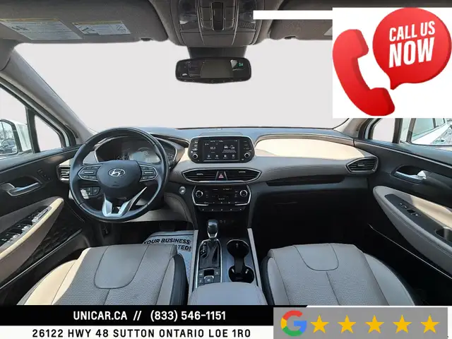 2019 Hyundai Santa Fe AWD Luxury No Accidents Blind Spot Lane As - Photo 19