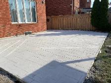 fresh Concret stamp finish, base, driveway etc stam. 647-295-