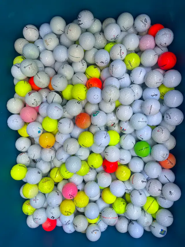 Washed Used Golf Balls $3/dz
