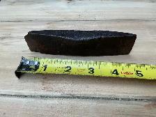 Antique Blacksmith Hand Forged Iron Axe Head !