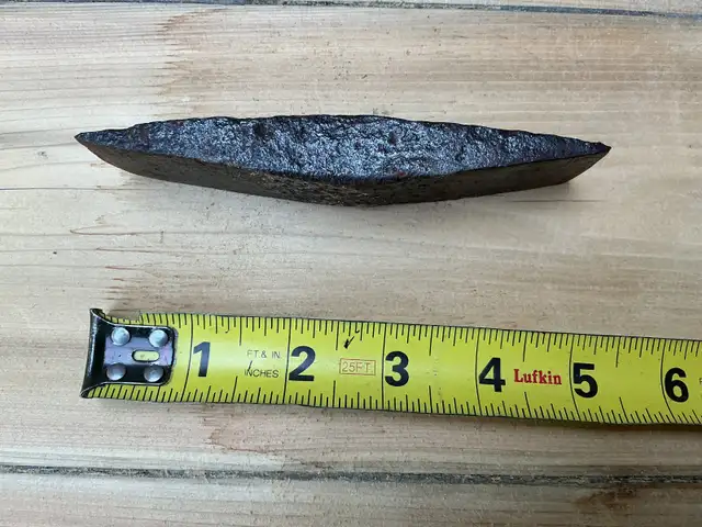 Antique Blacksmith Hand Forged Iron Axe Head ! - Photo 4
