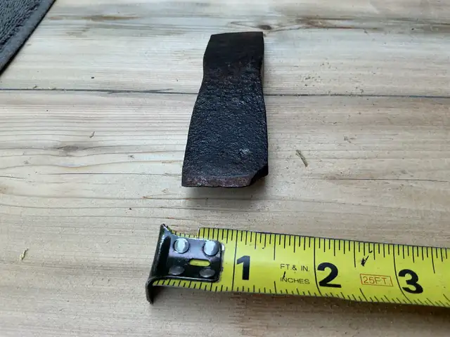 Antique Blacksmith Hand Forged Iron Axe Head ! - Photo 5