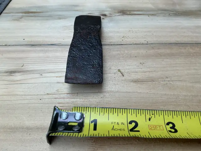 Antique Blacksmith Hand Forged Iron Axe Head ! - Photo 6