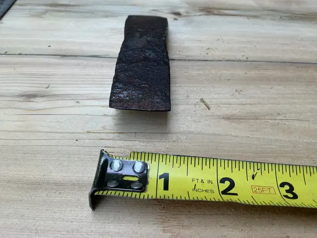 Antique Blacksmith Hand Forged Iron Axe Head ! - Photo 7