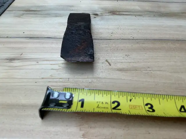 Antique Blacksmith Hand Forged Iron Axe Head ! - Photo 8