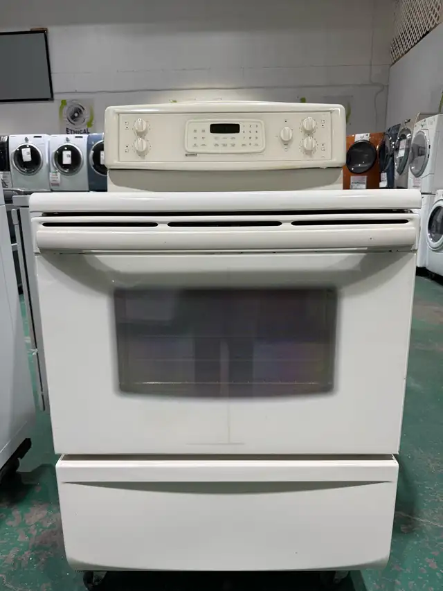 Blowout Sale! White Glass Top Stove Free Delivery $400 Only - Photo 2