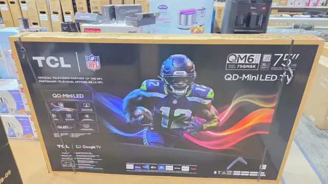 TCL 75' QD-MINI LED 4K GOOGLE TV