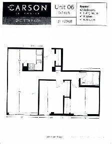 2 Bdrm Apt - AUGUST 1st 2026 - The Carson