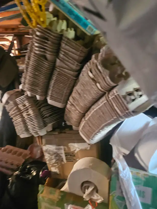 Egg carton.  Over 200.