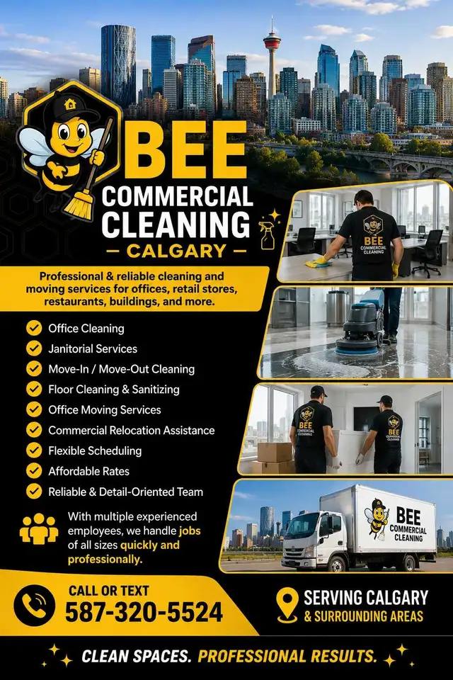 BEE COMMERCIAL CLEANING – CALGARY