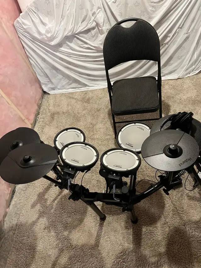 Roland TD-07KV V-DRUMS Electric MESH Drums System with Brain and - Photo 2