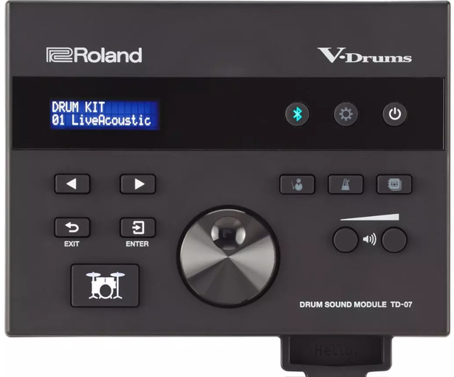 Roland TD-07KV V-DRUMS Electric MESH Drums System with Brain and - Photo 5