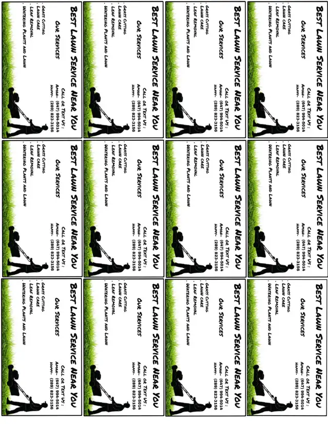 lawn cutting in niagara region /  cleaning