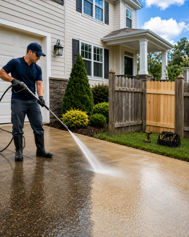 PRESSURE WASHING / FENCE REPAIR