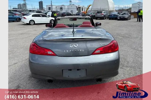 2015 Infiniti Q60 PREMIER RED INTERIORHARD TOP CONVERTIBLE PREMI - Photo 2