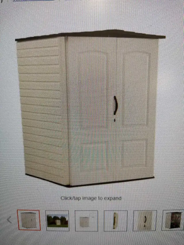 RUBBERMAID SHED