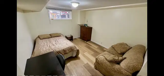 Furnished large bright room Single male $890 m all utilities