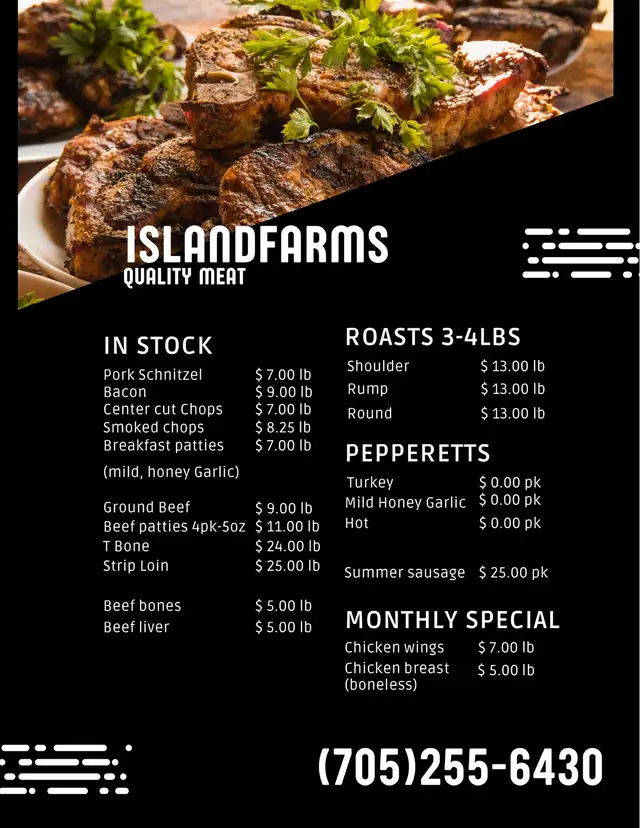 beef,pork ,chicken,meat