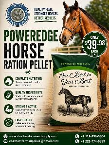 Premium Horse Ration- Poweredge with Jones Nutrition