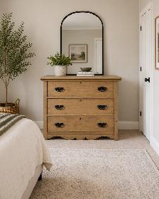 GORGOUS RAW WOOD DRESSER