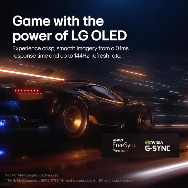 BRAND NEW LG OLED C4 65'/77'4K,UHD,HDR,240MR,EVO PANEL,SMARTOLED - Photo 6