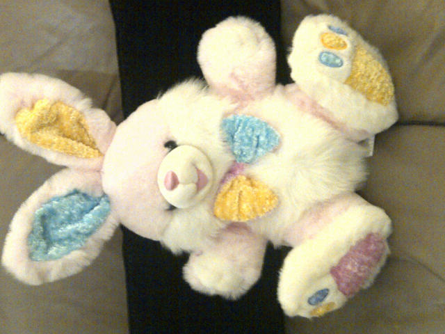 BEAU GRAND BÉBÉ LAPIN NEUF SUPER-DOUX 24'HAUTx12'ÉPAIS: $20.00 - Photo 2