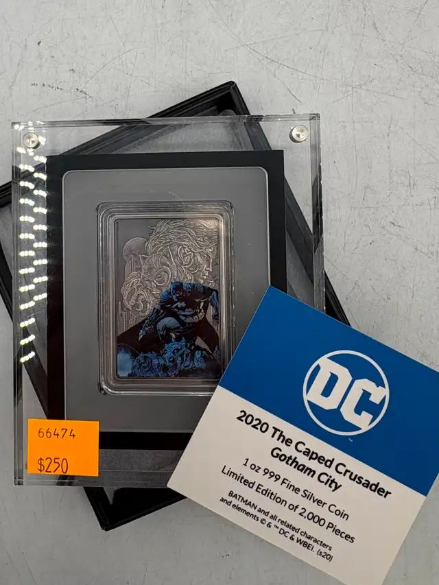 2020 Batman 1oz .999 Silver Coins ( Caped Crusader Collection ) - Photo 4