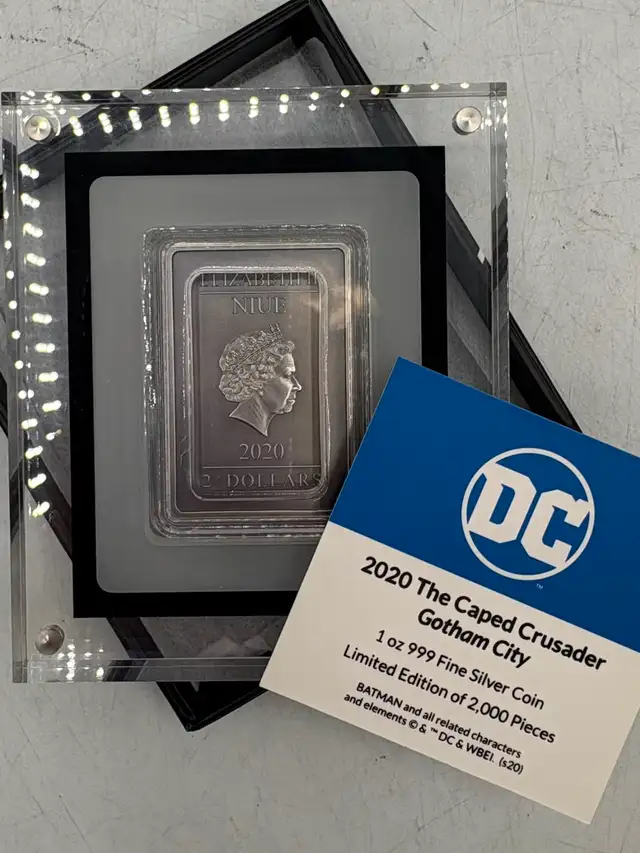 2020 Batman 1oz .999 Silver Coins ( Caped Crusader Collection ) - Photo 5