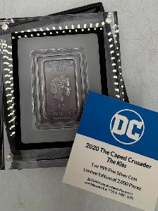 2020 Batman 1oz .999 Silver Coins ( Caped Crusader Collection ) - Photo 9