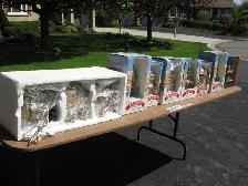 10 Piece Miniature Christmas Village For Sale $45 (519-443-7965)