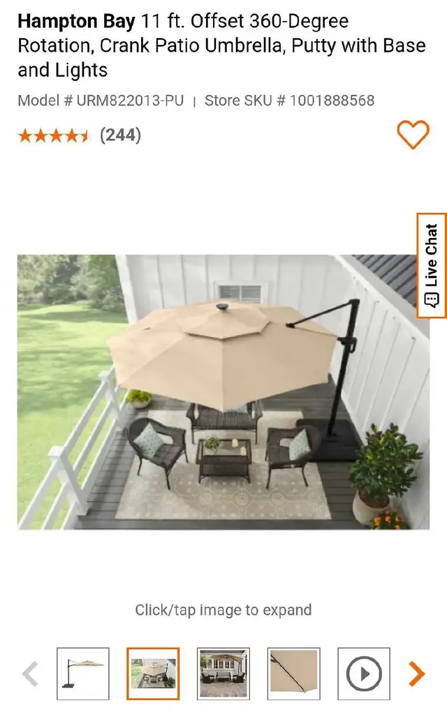 Large Patio Umbrella - Photo 8
