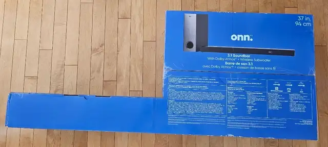 Onn soundbar with subwoofer