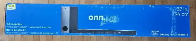 Onn soundbar with subwoofer - Photo 9