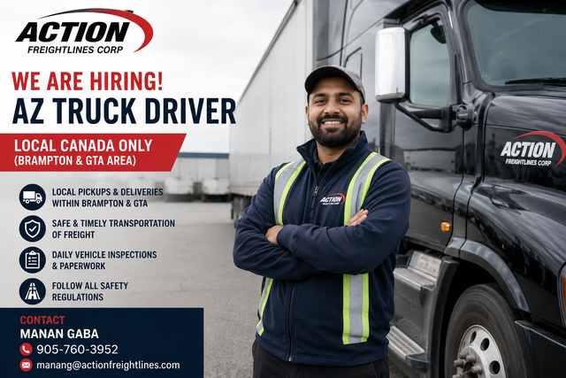 AZ Truck Drivers For local canada only