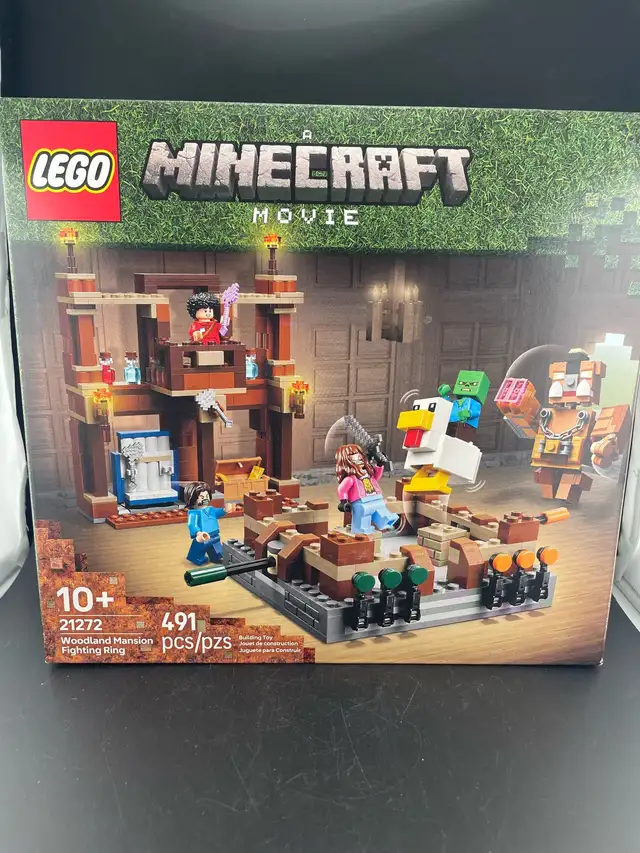 LEGO MINECRAFT MOVIE WOODLAND MANSION FIGHTING RING 21272