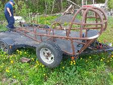 Drag car frame