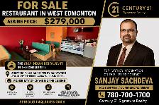 For Sale - Restaurant In West Edmonton