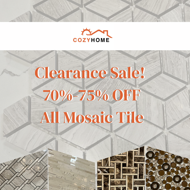 70% to 75% Off! Mosaic Tiles for Kitchens / Bathrooms - CozyHome