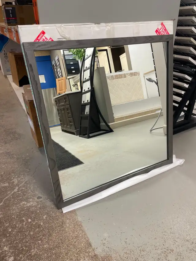Stonewood 36'x36' Wood Frame Mirror CLEARANCE