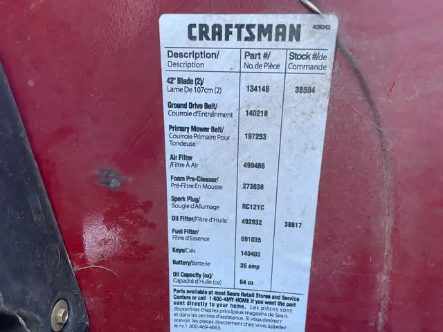 craftsman ys4500 - Photo 3